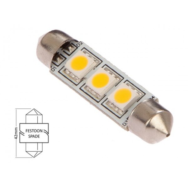 BUIS LED LAMP 0,6W 42 MM